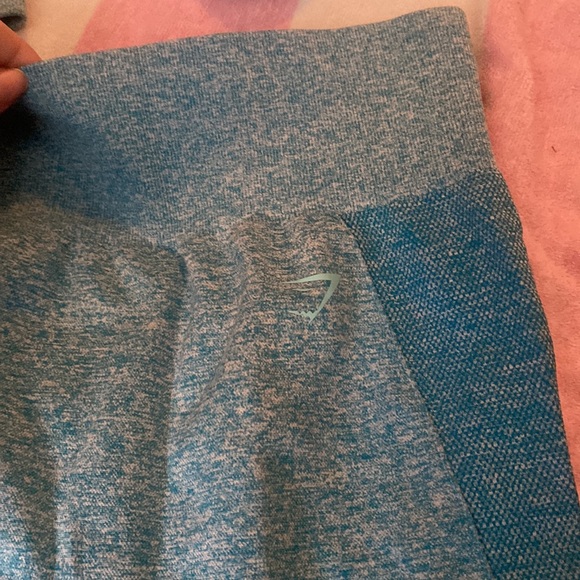 NWOT BLUE GYMSHARK SEAMLESS SET SIZE SMALL - Picture 2 of 5